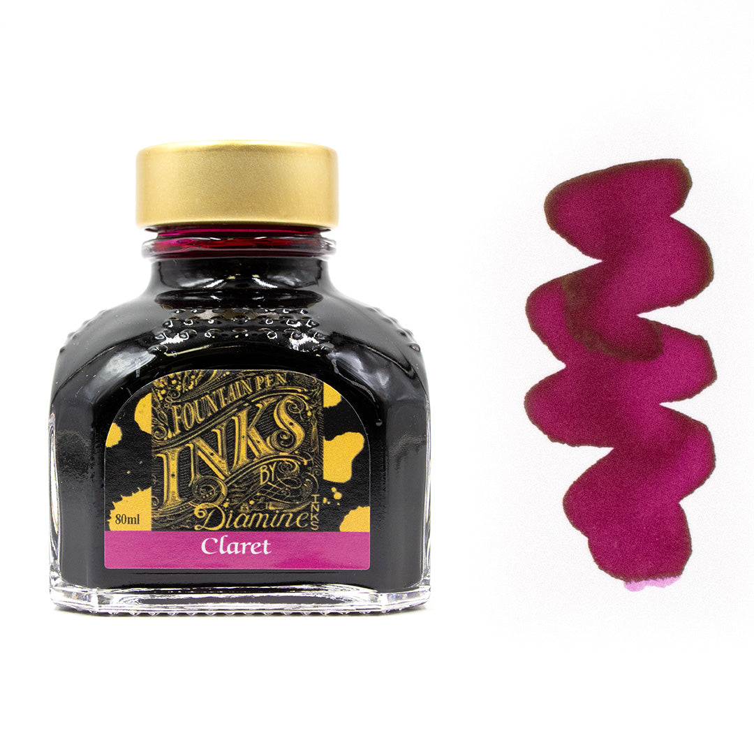 Premium Diamine Ink Bottle 80ml - Vibrant Fountain Pen Ink for Calligraphy, Journaling & Artistic Writing - Smooth Flow & Rich Colors