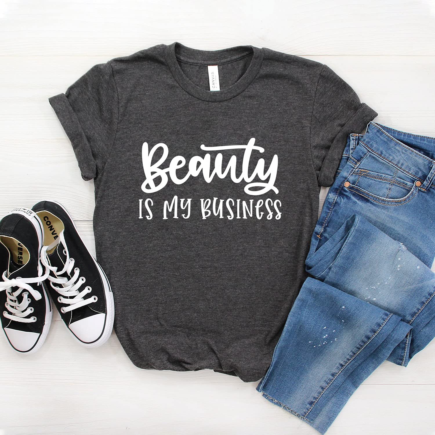 Beauty School Shirt | Cosmetologist & Esthetician Apparel | Makeup Artist & Skincare Professional Tee | Unisex Softstyle Cotton T-Shirt for Beauty Salon, Spa & Cosmetology School