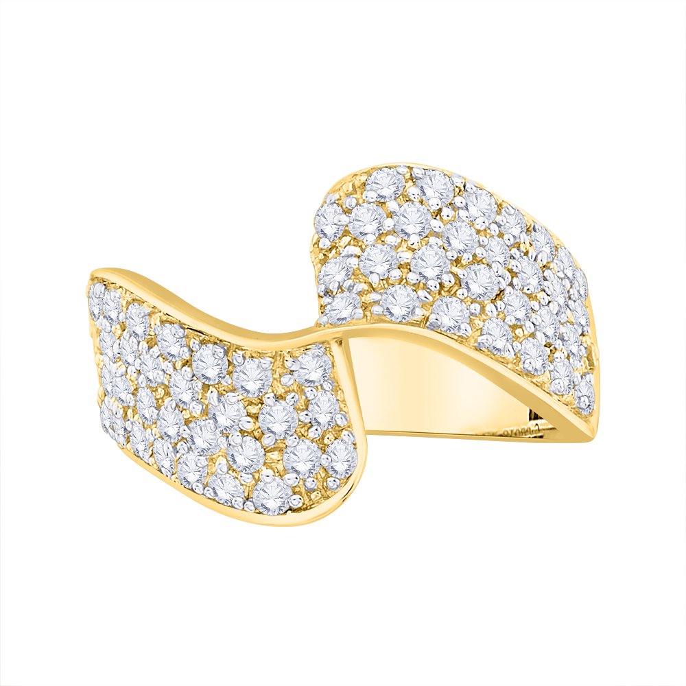 10K Gold KATARINA Diamond Fashion Ring (1 1/4 cttw, I-J, I1) - Elegant Jewelry for Women, Perfect for Weddings, Anniversaries & Special Occasions