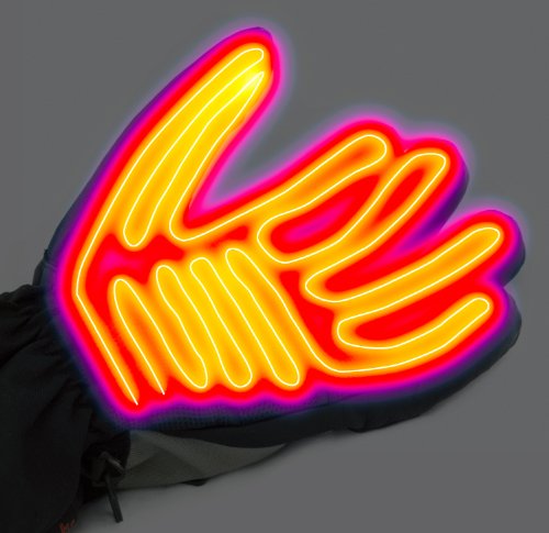Volt Heated Leather Work Gloves for Men - Rechargeable Battery Heated Gloves for Winter Work, Hunting & Outdoor Activities - Durable Cold Weather Gloves with Heating Technology - Keep Hands Warm in Freezing Conditions - Perfect for Construction, Snow Removal & Ice Fishing - Size 2XL