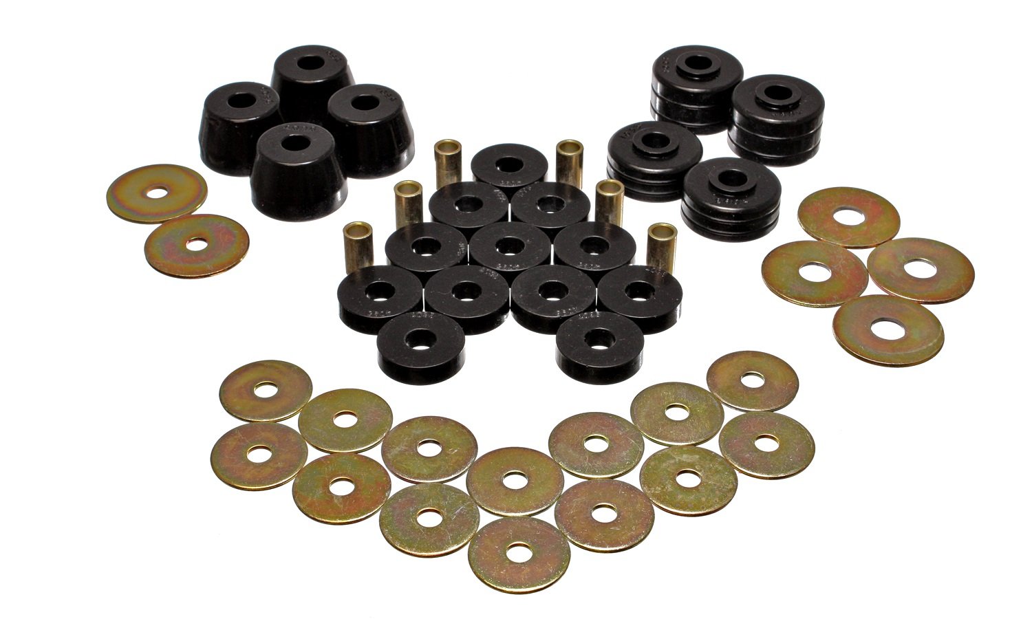 Energy Suspension 5.4102G Body Mount Bushing Set - High Performance Polyurethane Bushings for Smooth Ride & Vibration Reduction - Perfect for Off-Road, Truck & SUV Suspension Upgrades