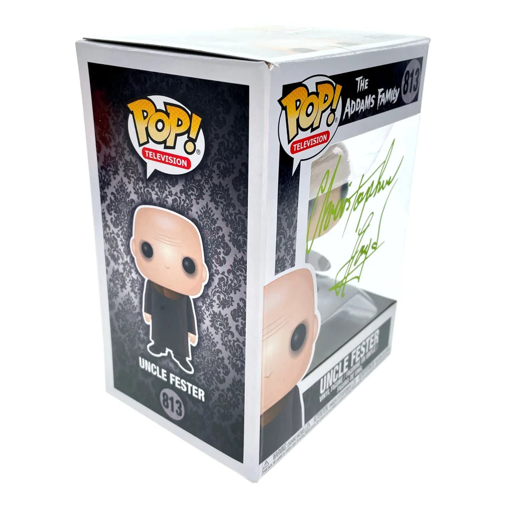 Christopher Lloyd Autographed Funko Pop! Uncle Fester #813 - The Addams Family Collectible with JSA COA - Perfect for Horror Movie Fans & Pop Culture Collectors