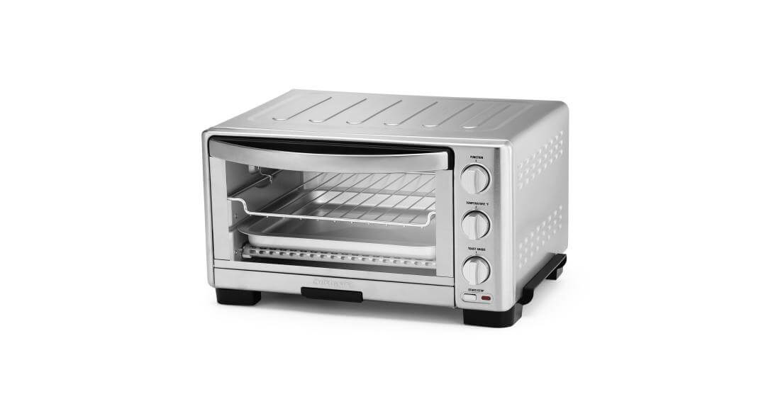 Refurbished Cuisinart TOB-1010 Toaster Oven Broiler with Warranty - Perfect for Small Kitchens, Dorms & Quick Meals