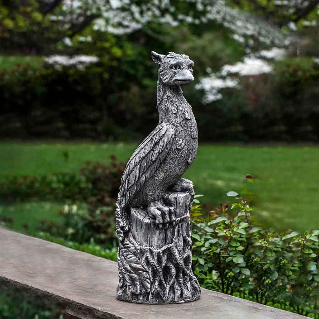 Campania International Phoenix Statue - Elegant Garden Decor for Outdoor & Indoor Use - Perfect for Patio, Yard, and Home Décor