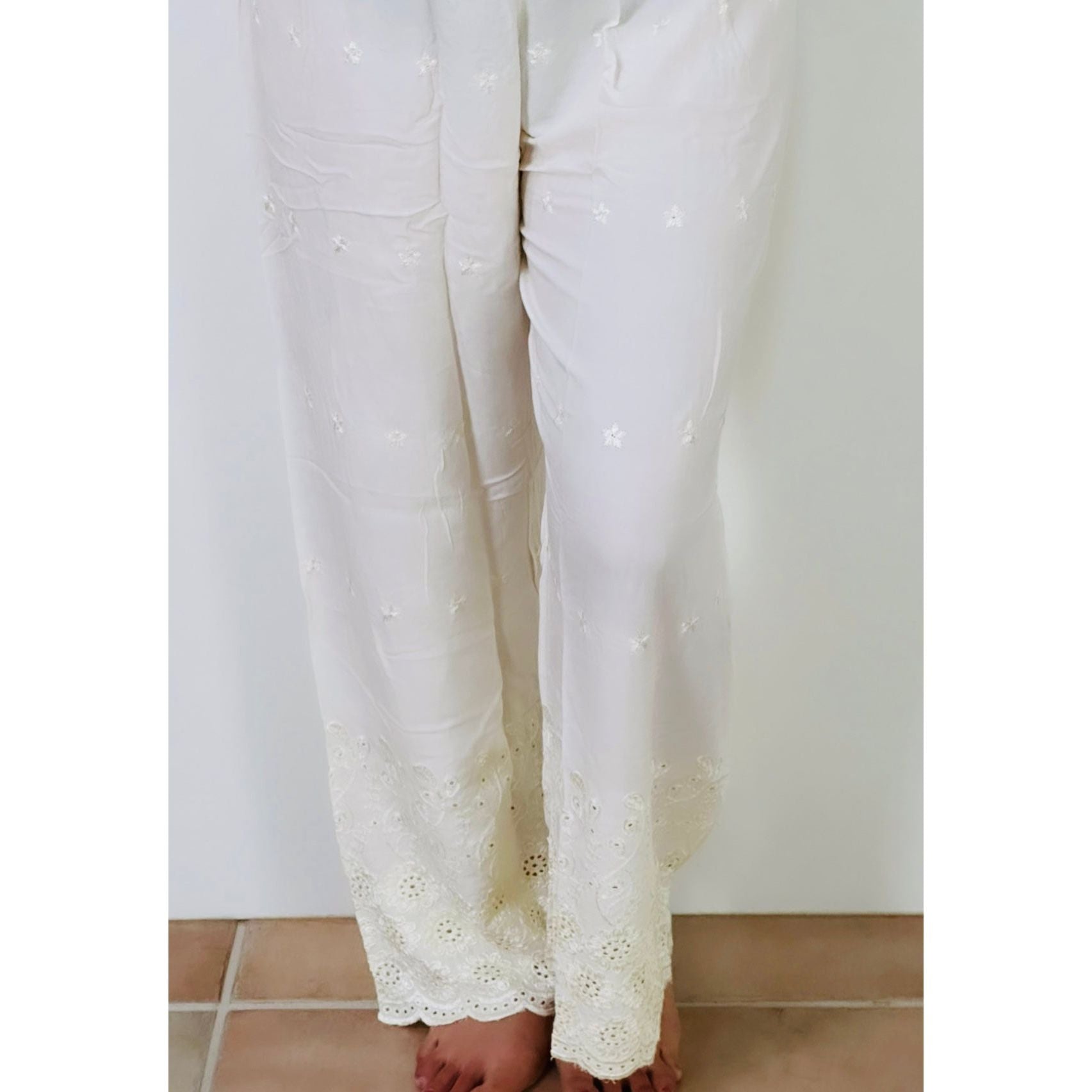 Comfortable Hakoba Cotton Pants for Women - Soft & Breathable Casual Lounge Pants - Perfect for Yoga, Home Wear & Relaxation