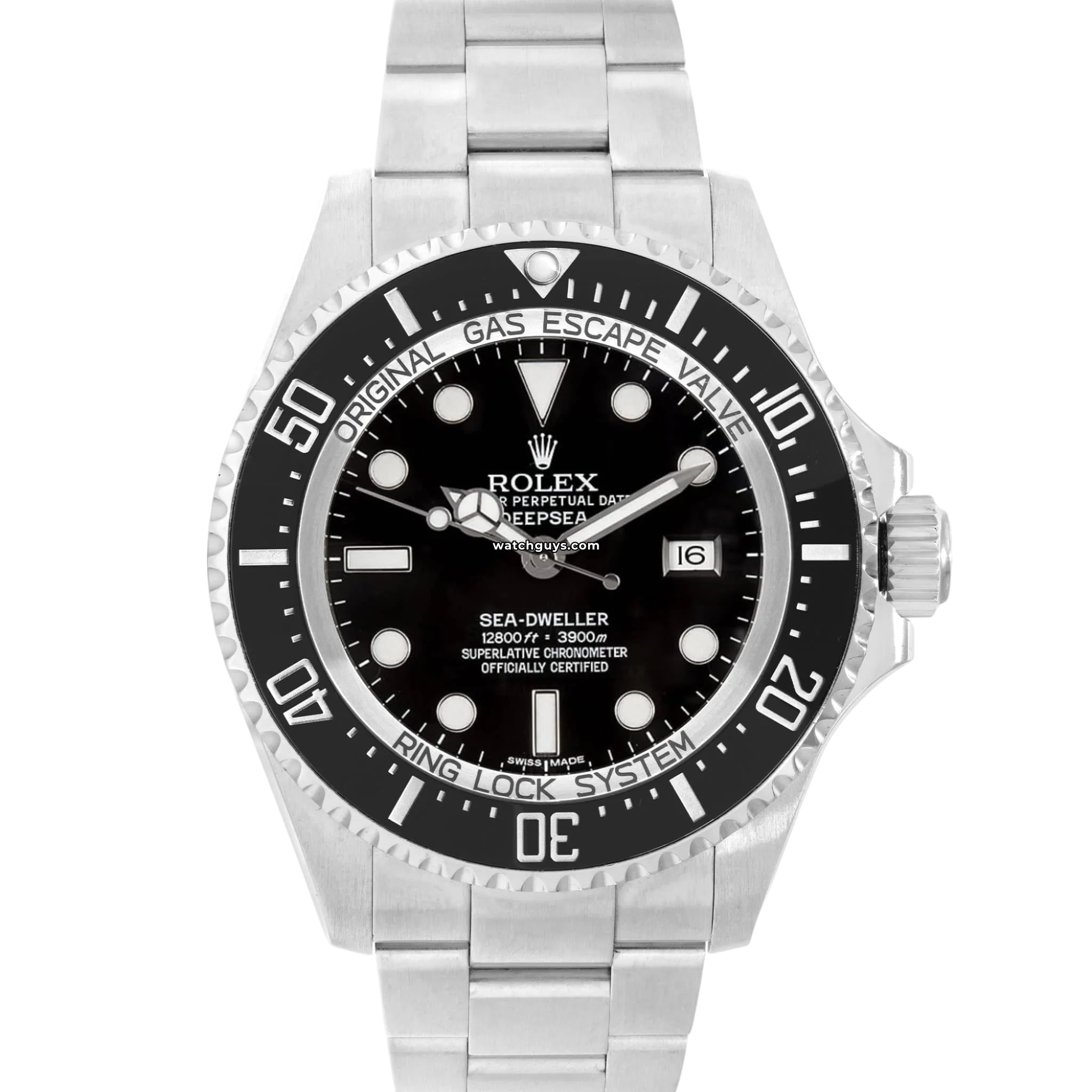 Original Rolex Sea-Dweller 116660 Black Oyster Professional Men's Luxury Dive Watch - Perfect for Deep Sea Diving & Professional Water Sports