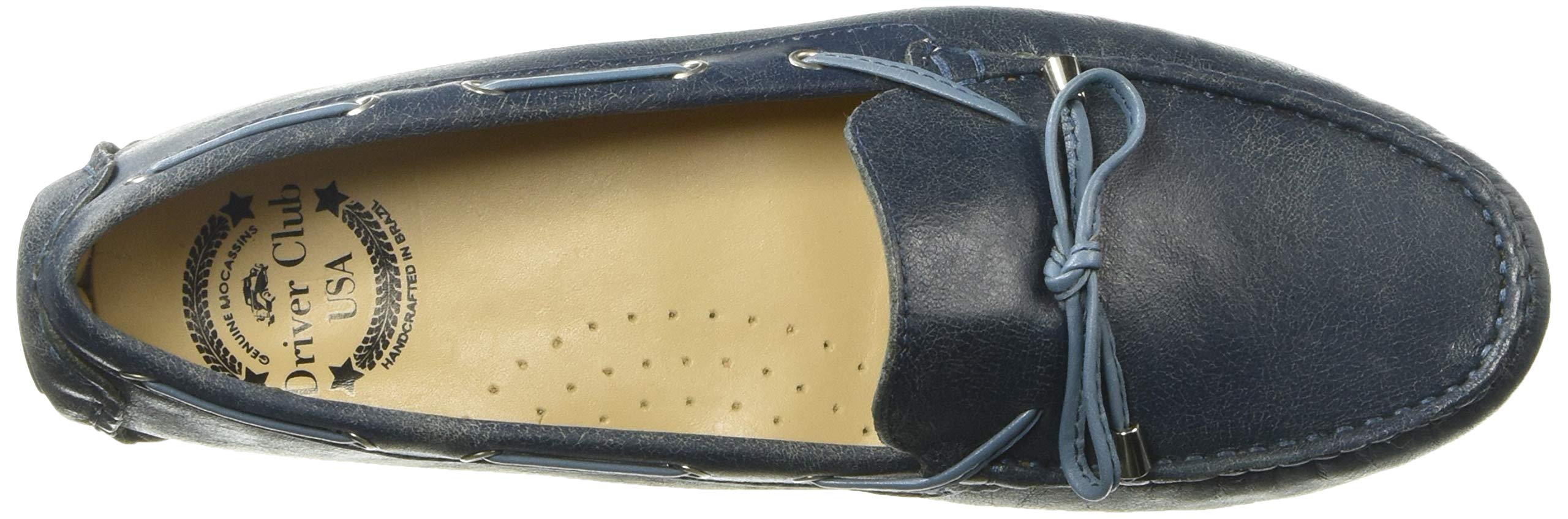 Driver Club USA Women's Genuine Leather Loafers - Handcrafted in Brazil - Comfortable Nantucket Style Slip-On Shoes for Work, Travel & Casual Outings