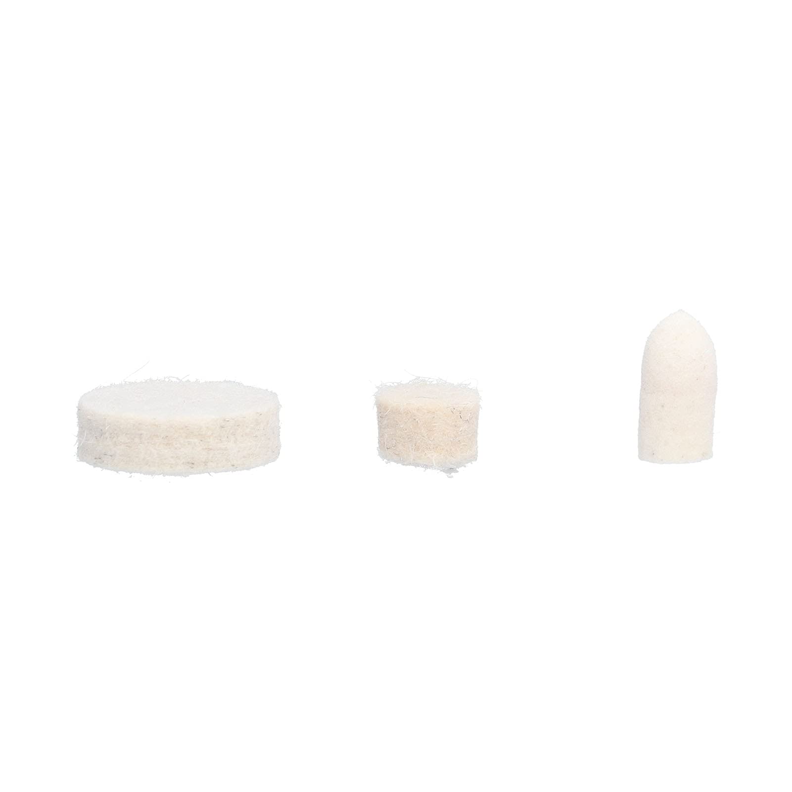 88Pcs Felt Polishing Wheel Kit for Rotary Tools - Wool Felt Pads, Cone Wheels & Axles - Perfect for Metal Polishing, Jewelry Making & DIY Crafts