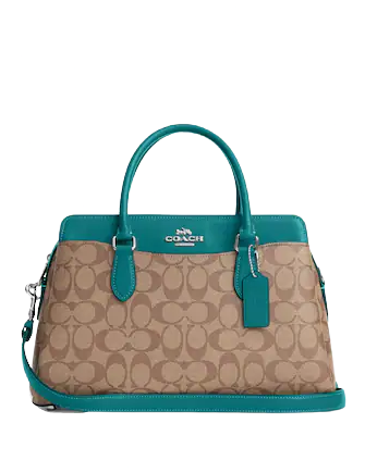 Coach Darcie Signature Canvas Carryall Handbag - Stylish Women's Tote Bag for Work, Travel & Everyday Use