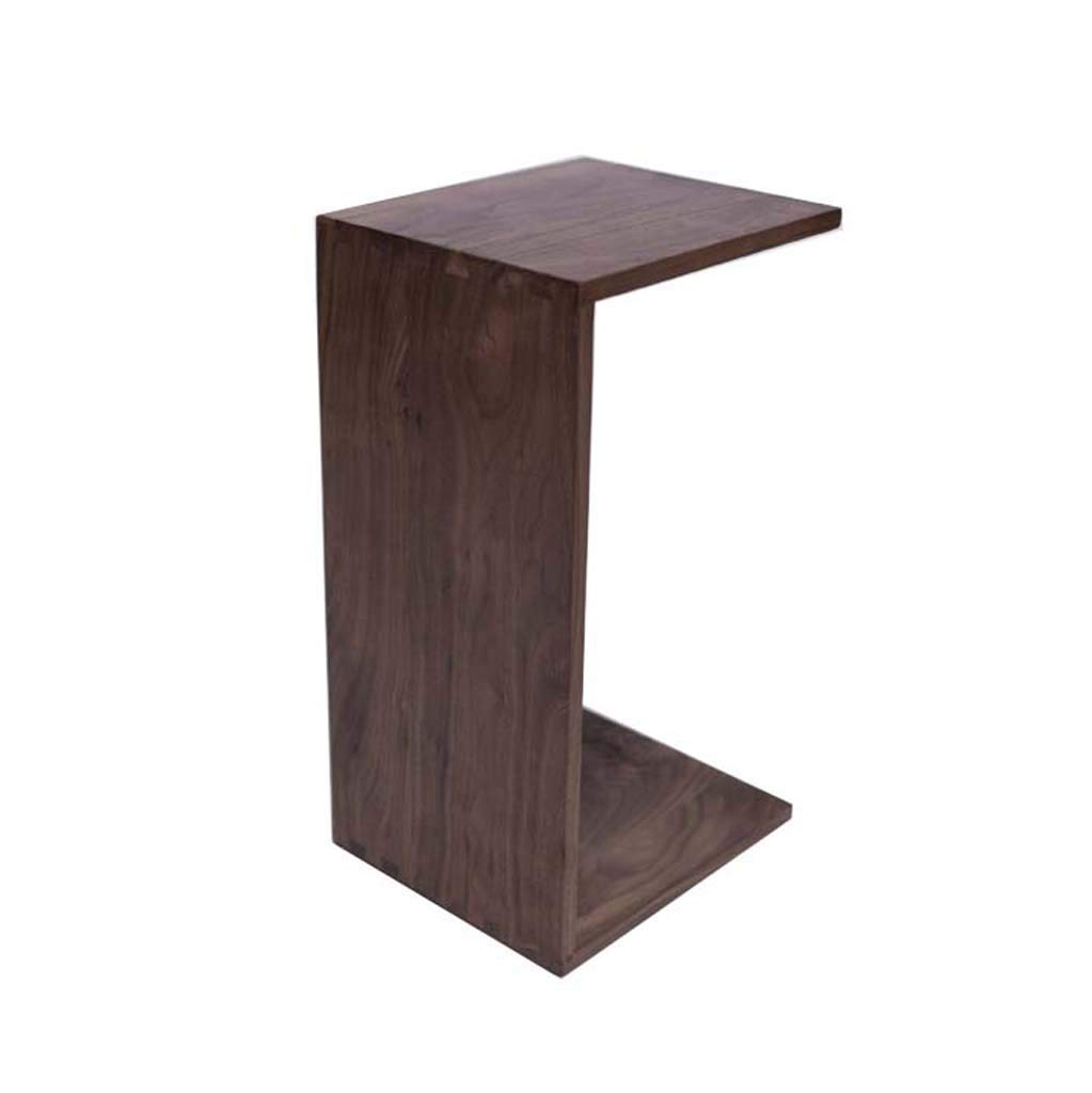 C-Shaped End Table with Laptop Holder - Portable Side Table for Sofa, Bed & Desk - Coffee Tray & Workstation for Notebook, Tablet - Perfect for Home Office, Living Room & Bedroom Use
