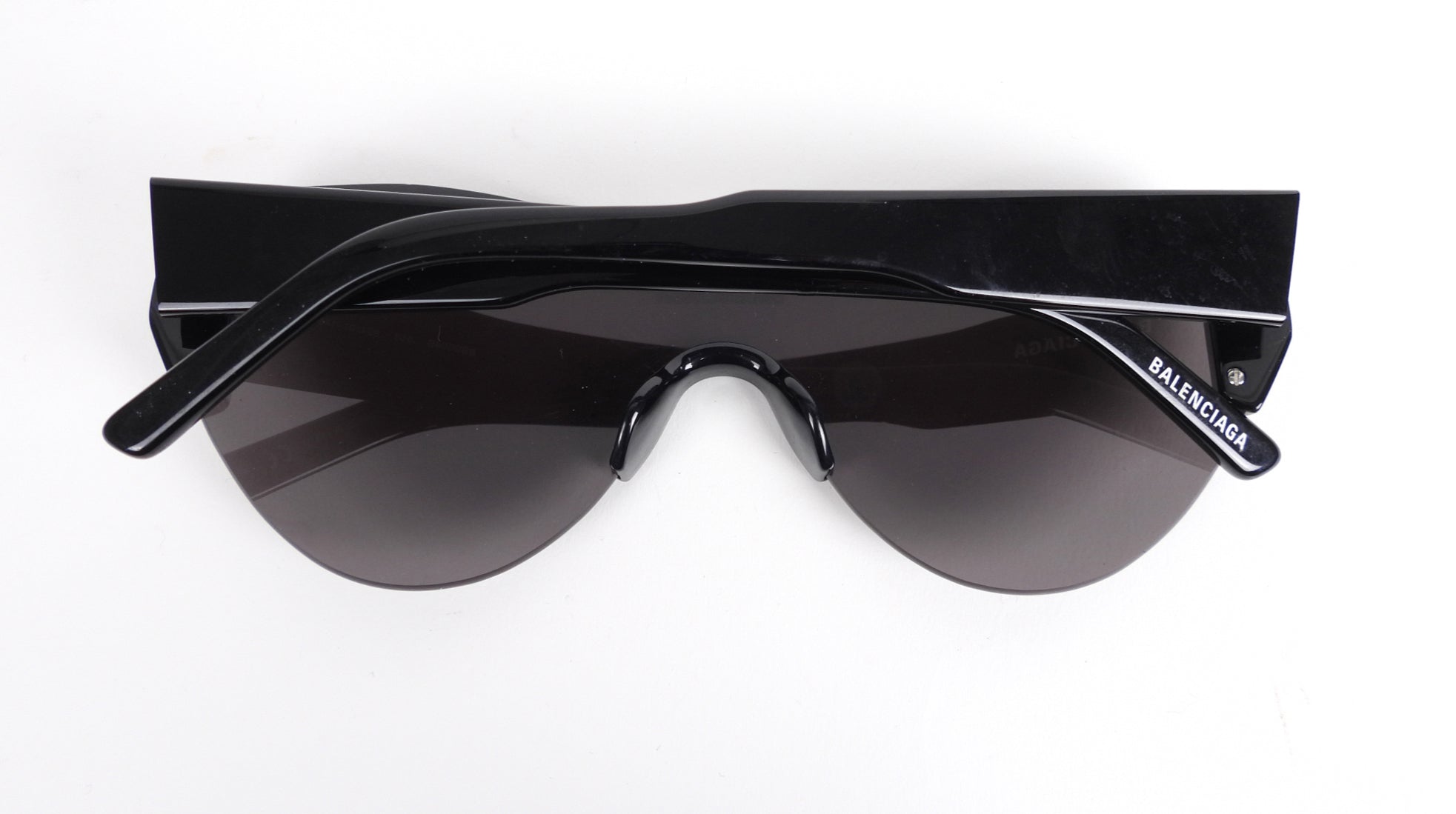 Balenciaga Round Logo Ski Cat Black Sunglasses for Women & Men - Luxury Designer Shades for Outdoor Sports & Fashion