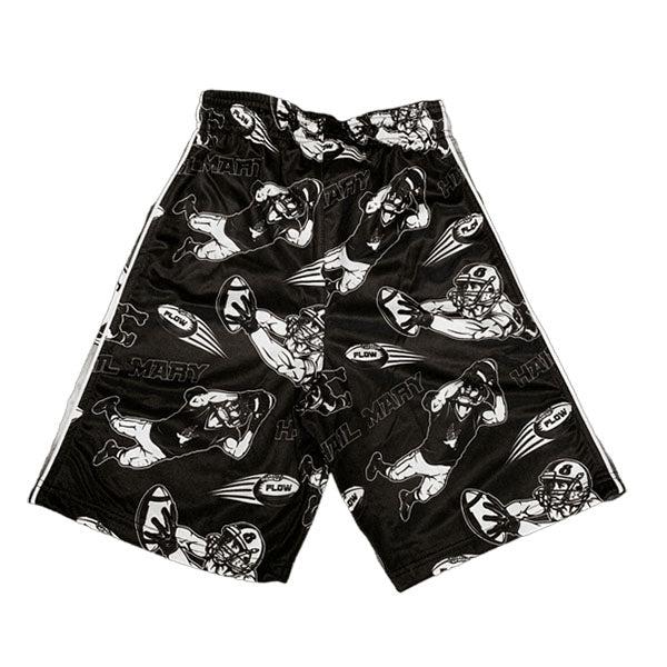 Boys Hail Mary Athletic Shorts - Quick-Dry Basketball & Football Practice Shorts for Kids - Perfect for Sports Training, Gym Workouts & Casual Wear