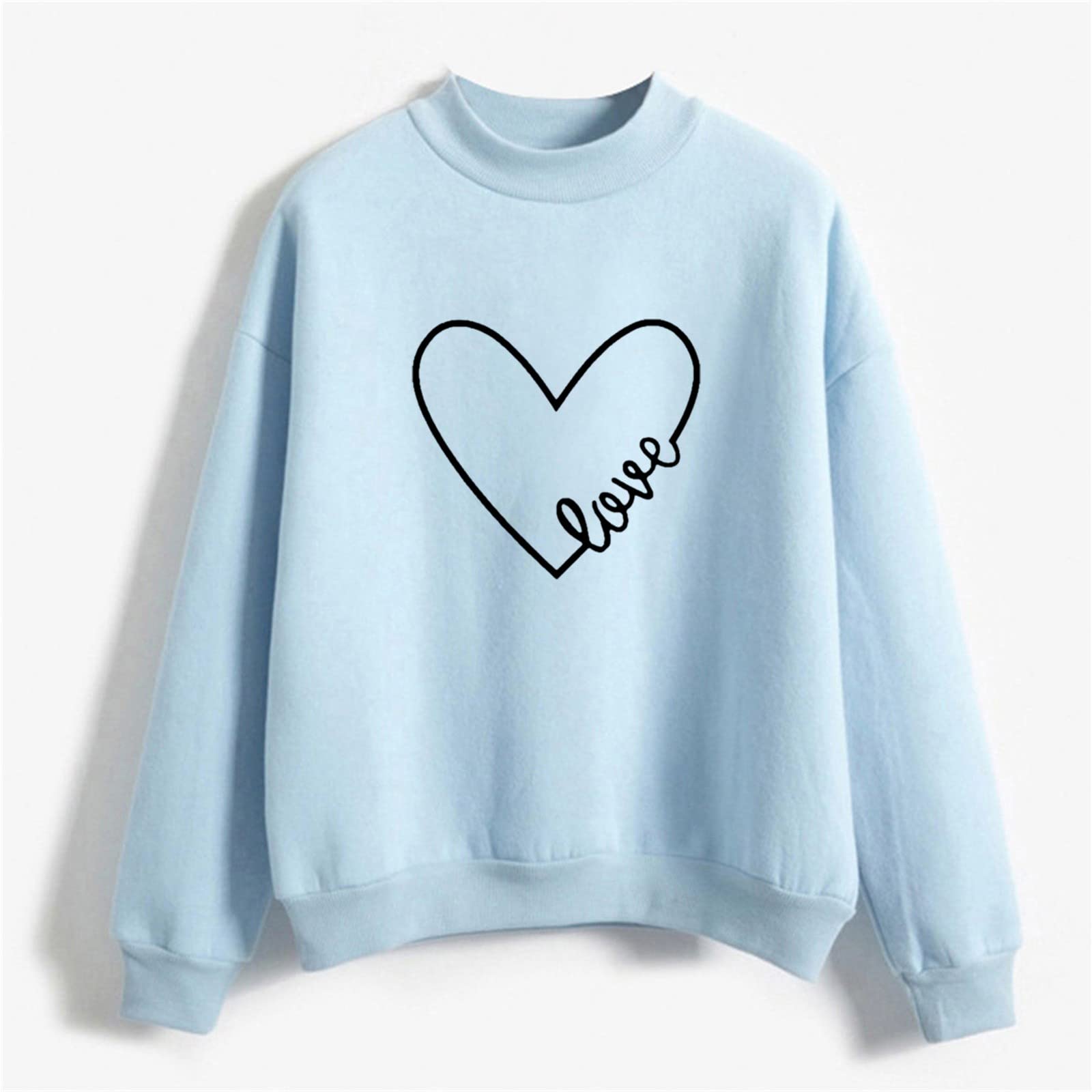Ollysqiar Women's Autumn Long Sleeve O-Neck Shirts - Prime Quality Clearance Sale Under $6 | Casual Wear, Layering, Fall Outfits