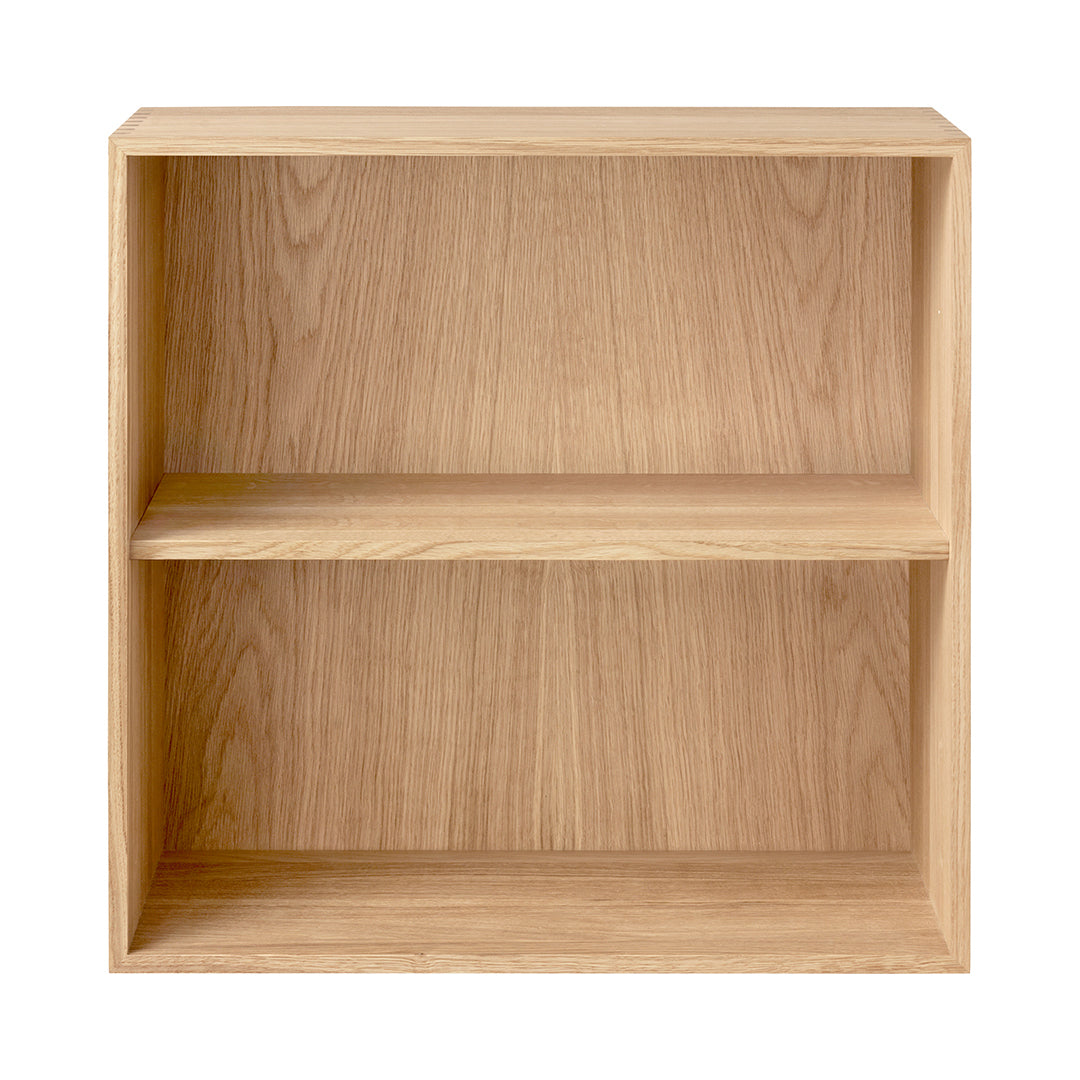FK631010 Modern Wooden Bookcase with 2 Adjustable Shelves - Perfect for Home Office, Living Room & Bedroom Storage Solutions