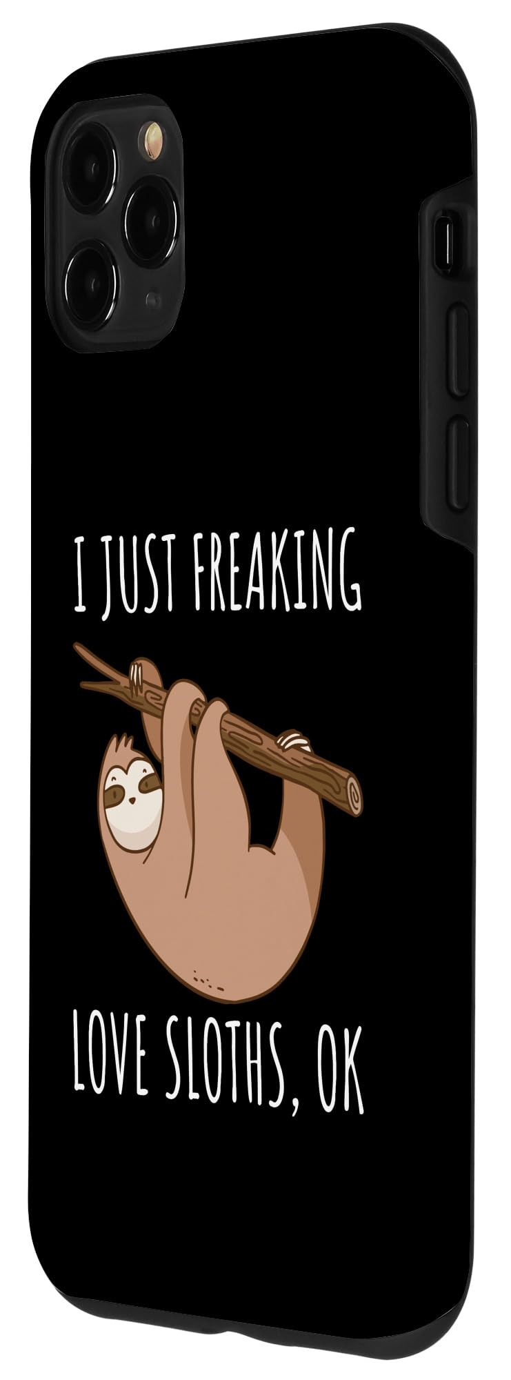 iPhone 11 Pro Max Case - Funny Sloth Design with Premium Protection | Perfect Gift for Animal Lovers & Relaxation Enthusiasts | Durable Slim Fit Cover for Everyday Use
