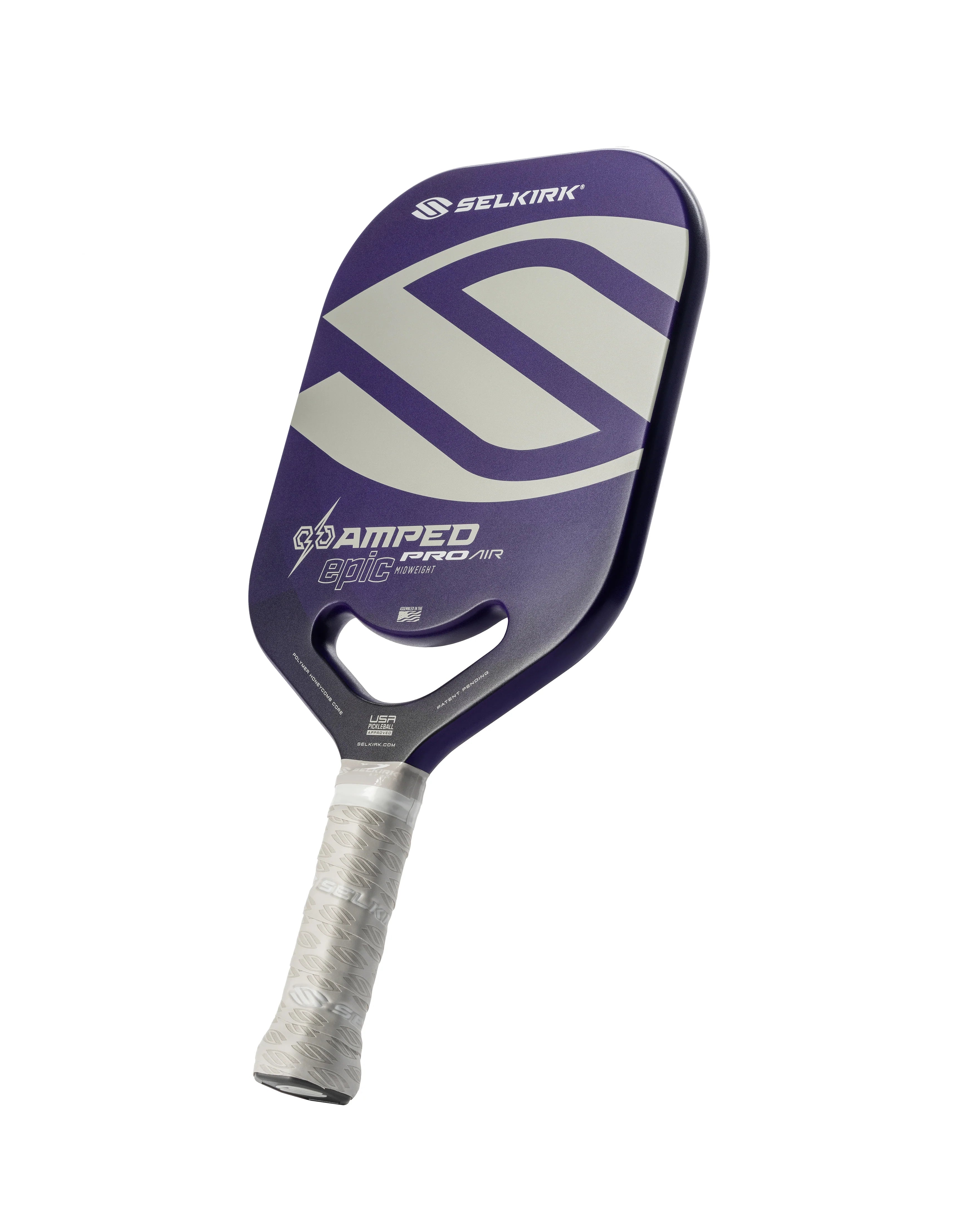Selkirk AMPED Pro Air Pickleball Paddle - Purple | Lightweight & Durable for Competitive Play | Perfect for Indoor & Outdoor Pickleball Games