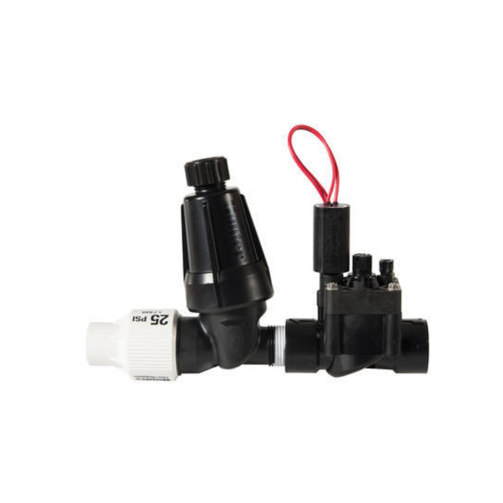 Hunter ICZ10140 Drip Irrigation Zone Control Kit - 1 Inch with 40 PSI Pressure Regulator for Efficient Watering in Gardens, Lawns, and Landscapes