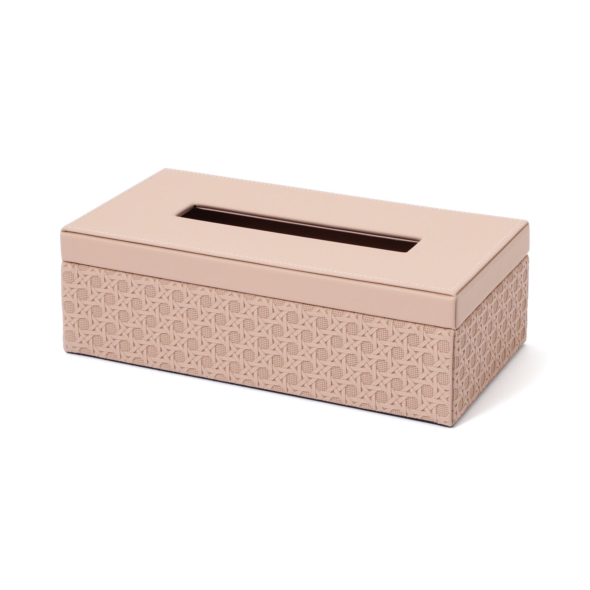 Pink Embossed Decorative Tissue Box Cover - Elegant Home & Office Decor for Living Room, Bedroom, or Bathroom