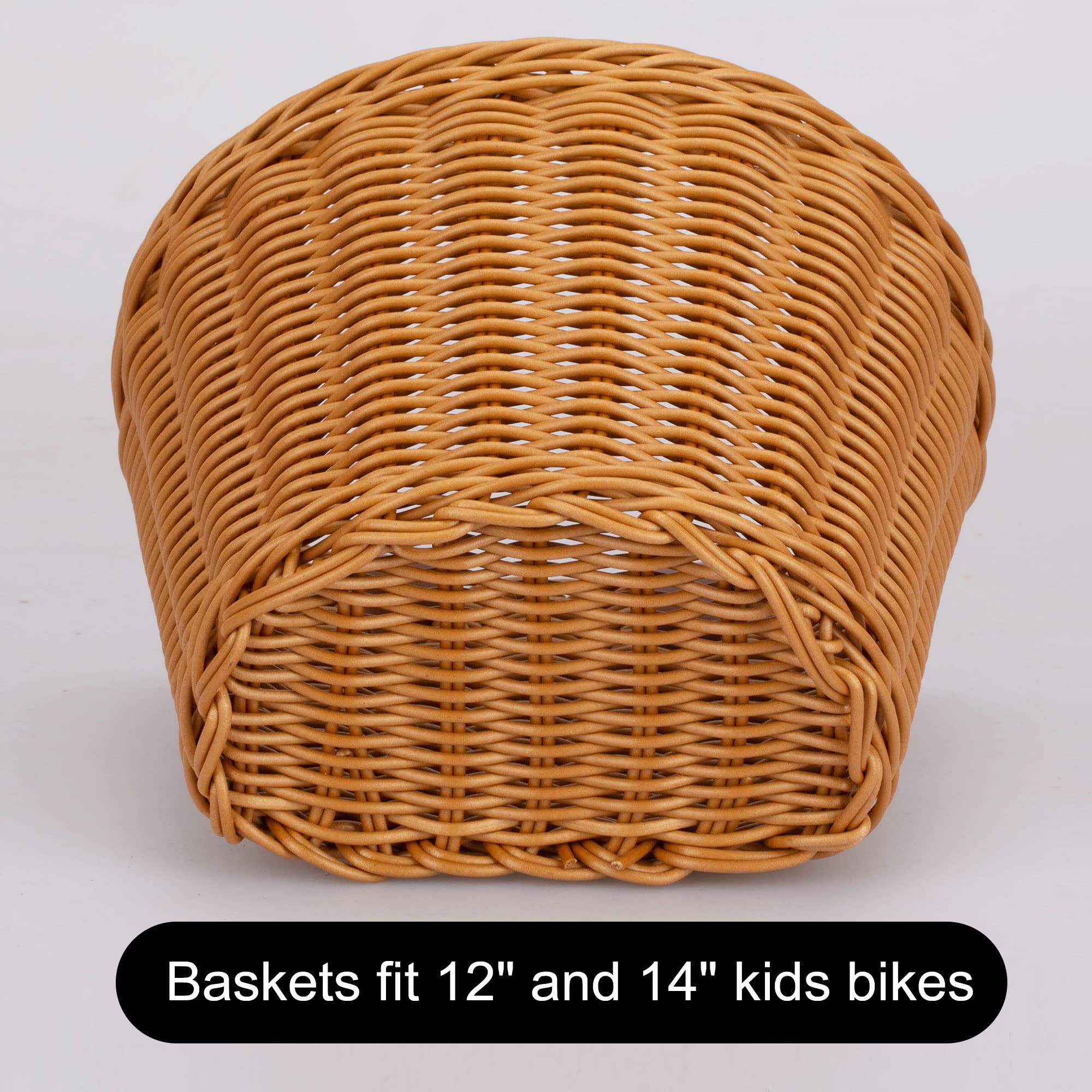 **Kids Bike Basket for Boys & Girls - Front Toddler Tricycle Basket, Strider Bike & Scooter Accessories - Perfect for Arts & Crafts, Bike Decorations & Outdoor Play**
