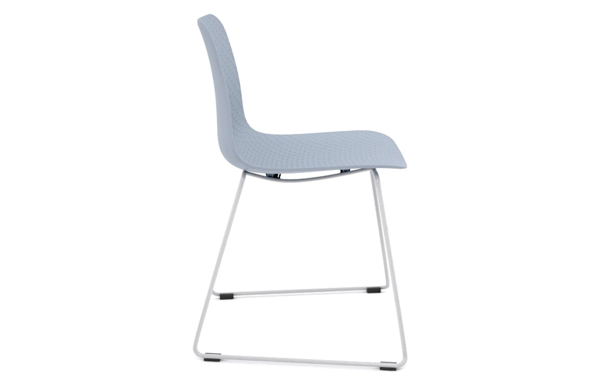 Dune Cafe Chair with Sled Base - Modern Bistro Dining Chair for Restaurants, Coffee Shops & Home Decor