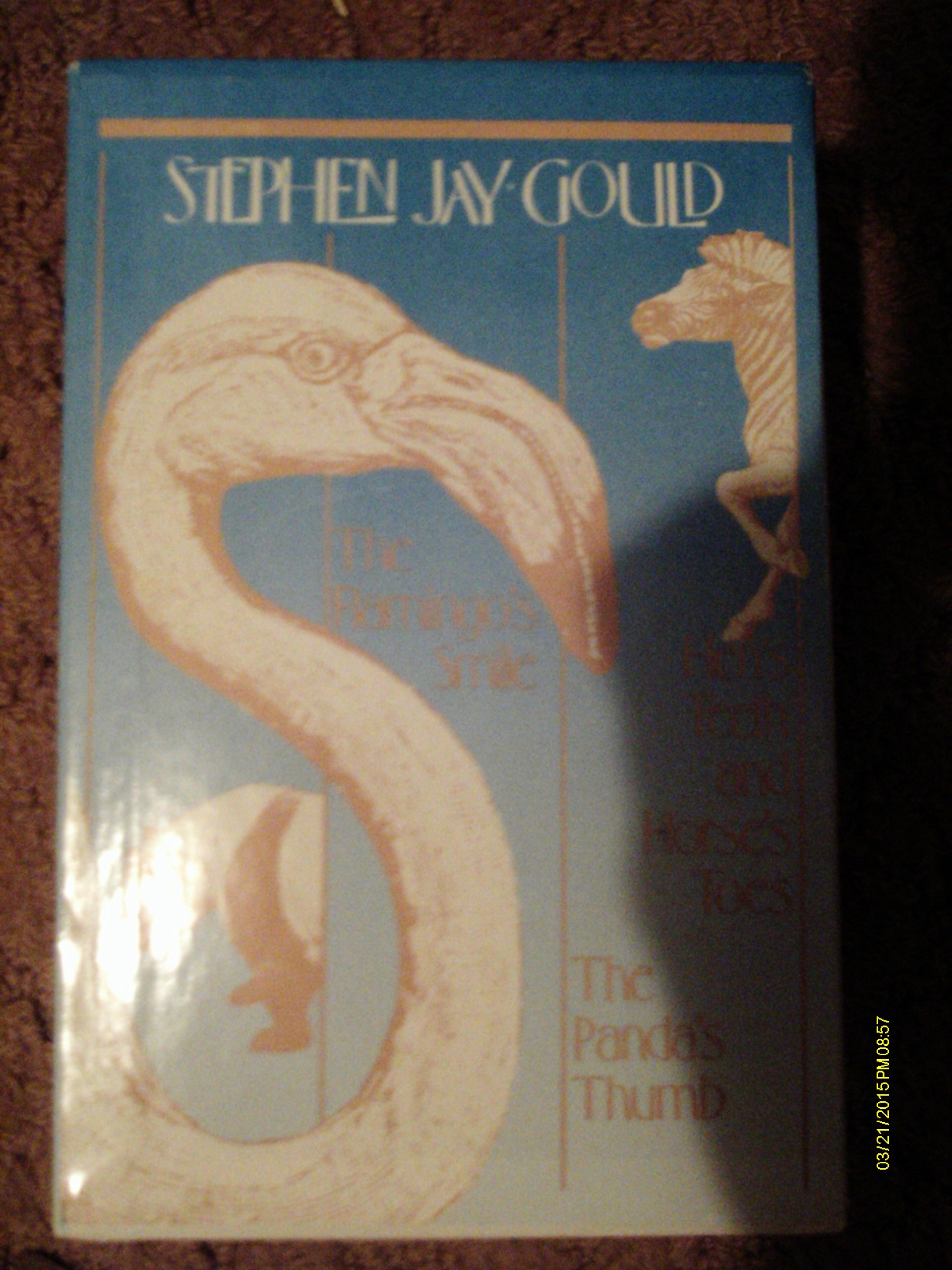 The Flamingo's Smile, Hen's Teeth and Horse's Toes, The Panda's Thumb - 3 Volume Boxed Set by Stephen Jay Gould | Science & Nature Book Collection for Biology Enthusiasts, Classroom Learning & Gift Ideas
