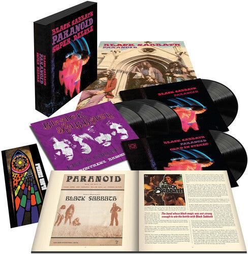 Black Sabbath Paranoid Super Deluxe Edition 5LP Vinyl Box Set - Limited Collector's Edition for Music Lovers & Vinyl Enthusiasts (Perfect for Home Listening, Gifts & Music Collections)