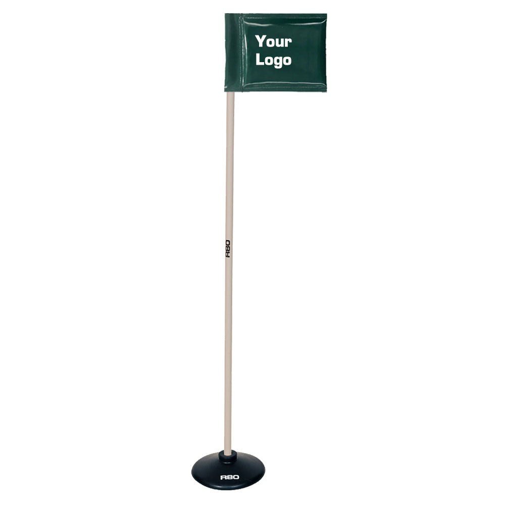Custom Printed Indoor Artificial Surface Flag with Rigid Pole - Perfect for Home Decor, Office Display & Sports Events