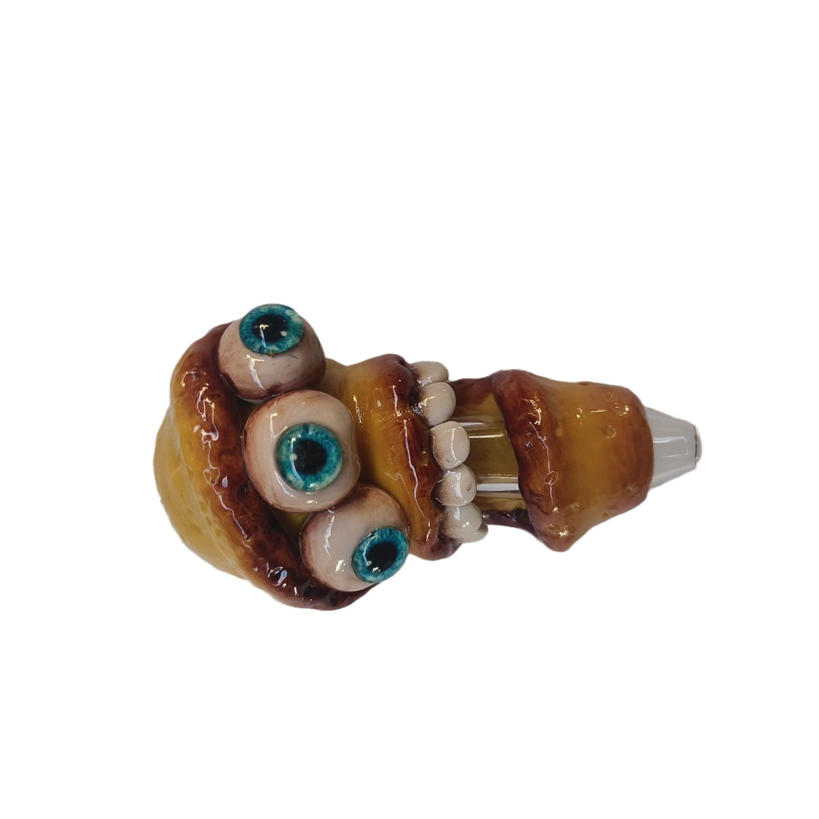 Cthulhu Giant Eye Spoon Pipe - Cute Glass Water Pipe for Smoking | Lightweight & Durable | Perfect for Home Use, Parties, and Gifts