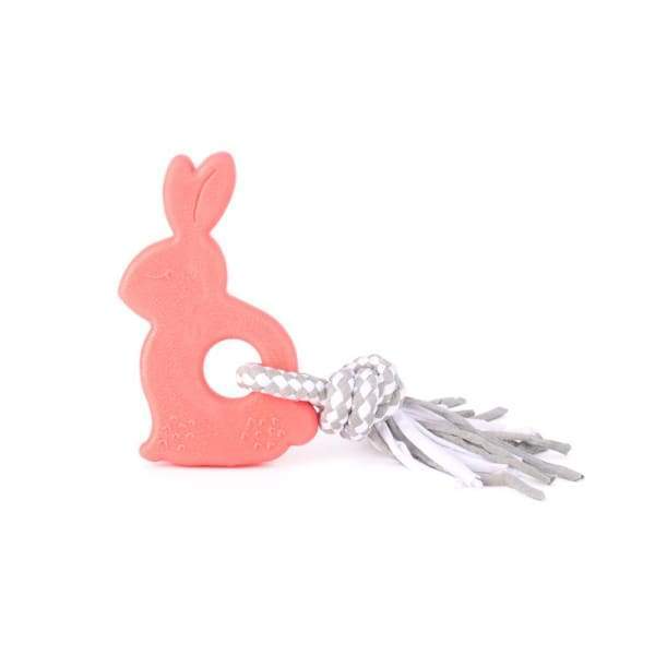 ZippyPaws Teetherz Bonnie the Bunny Dog Chew Toy - Durable Puppy Teething Toy for Small & Medium Dogs - Perfect for Playtime, Training & Dental Health (ZP426)