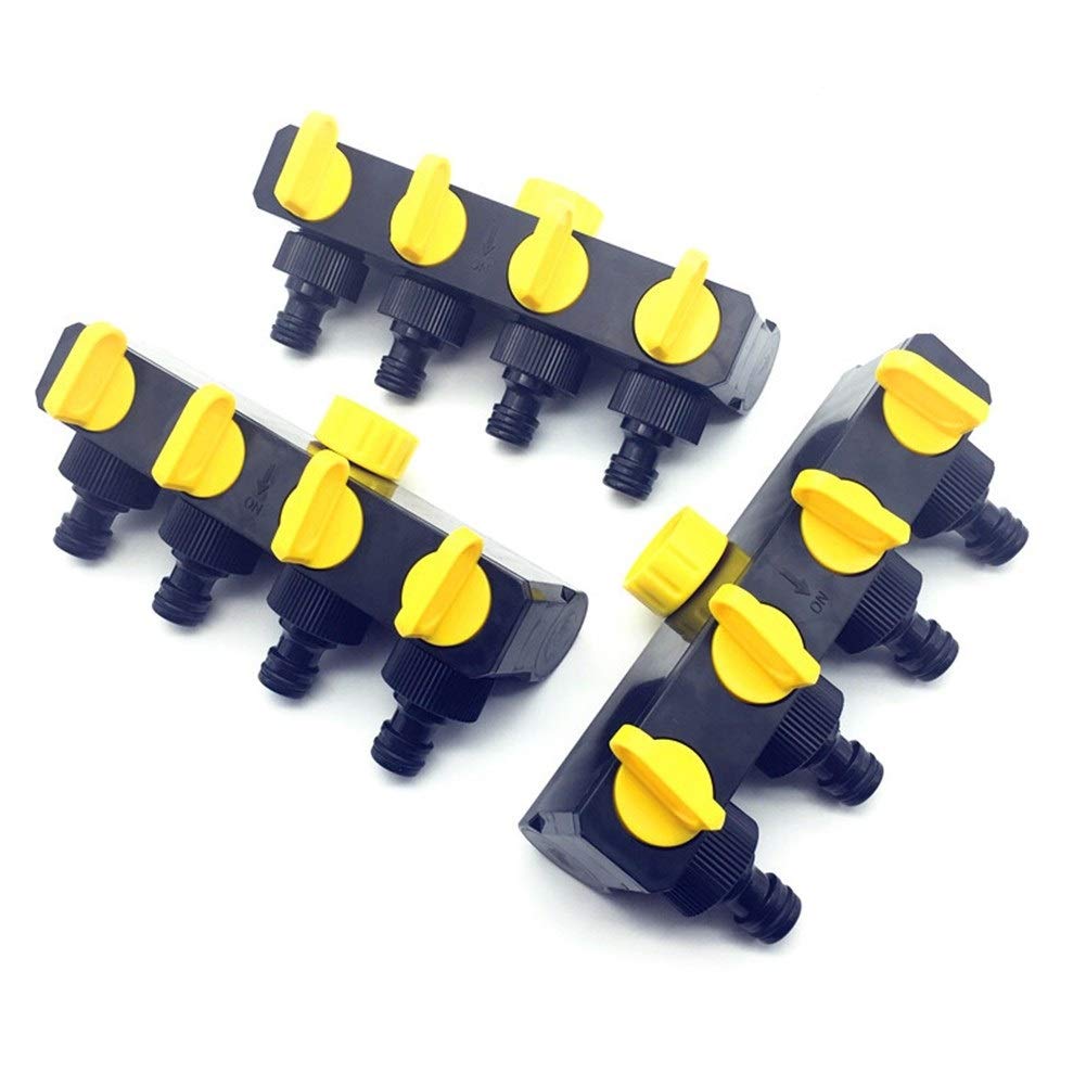 4-Way Garden Hose Splitter - 3/4