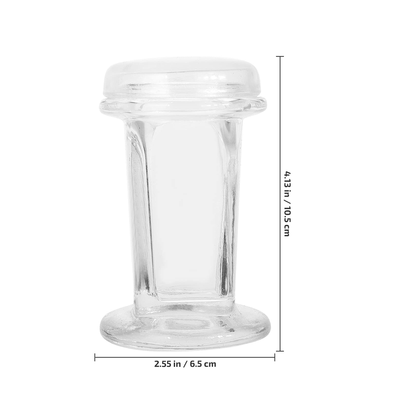 Premium Clear Glass Staining Jars with Lids - 1pc Lab Coplin Jars, Glass Containers & Canisters for Science Experiments, Art Projects & Chemical Storage | Ideal for Laboratories, DIY Crafts & Home Organization