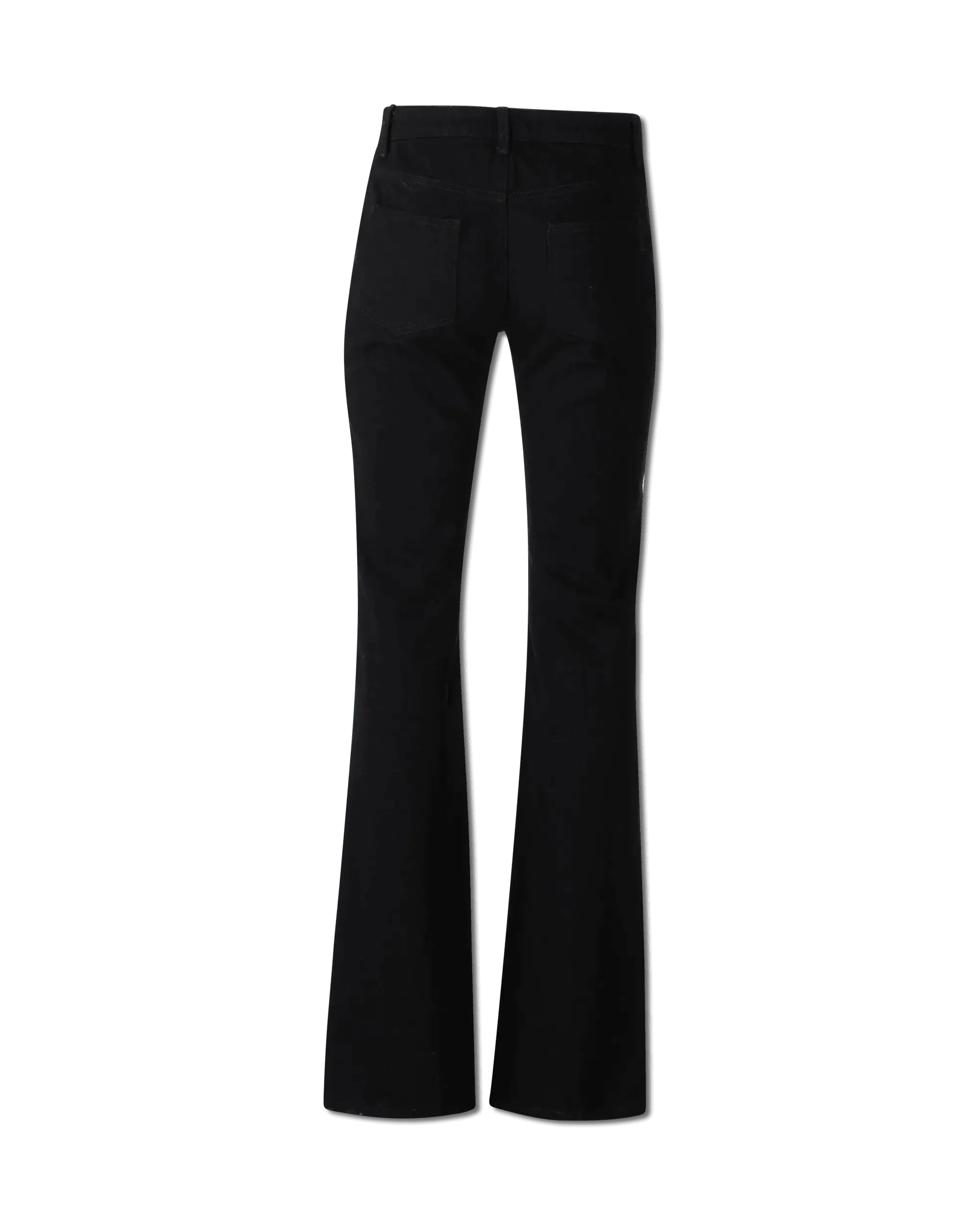 Flared Patch Pocket Low Rise Jeans for Women - Trendy Distressed Denim Pants with Stretch Comfort | Perfect for Casual Outings, Streetwear & Everyday Wear