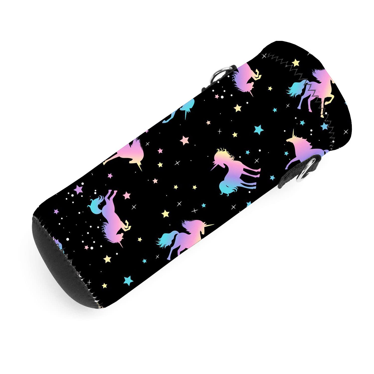 Amary 750ML Neoprene Insulated Water Bottle Holder with Adjustable Shoulder Strap - Leakproof Bottle Carrier for Stainless Steel, Glass & Plastic Bottles up to 24oz (Unicorn Design) - Perfect for Gym, Hiking, Travel & Outdoor Activities
