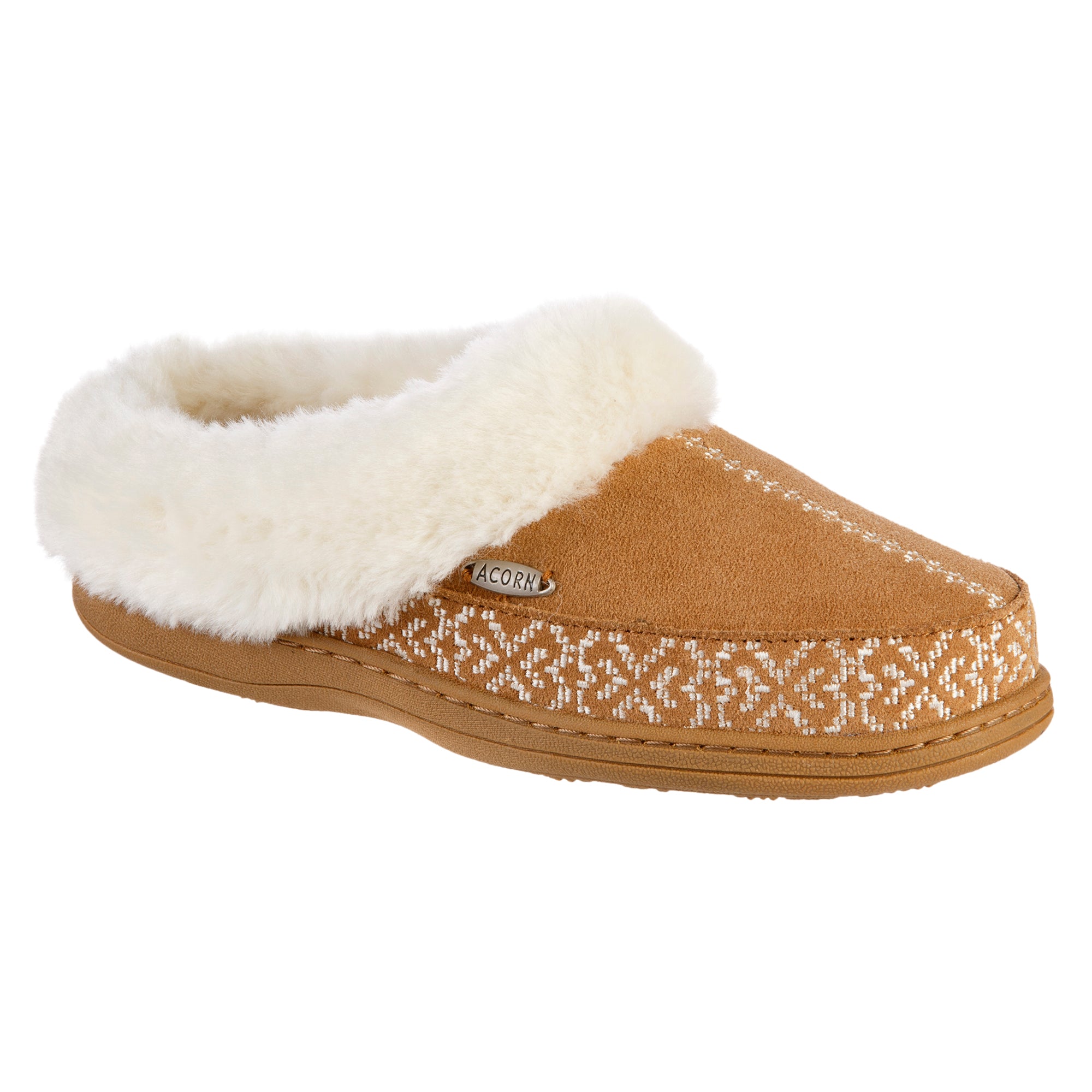 Women's Greta Embroidered Clog Slippers with Cloud Contour® Comfort - Cozy House Shoes for Indoor Relaxation & Casual Wear