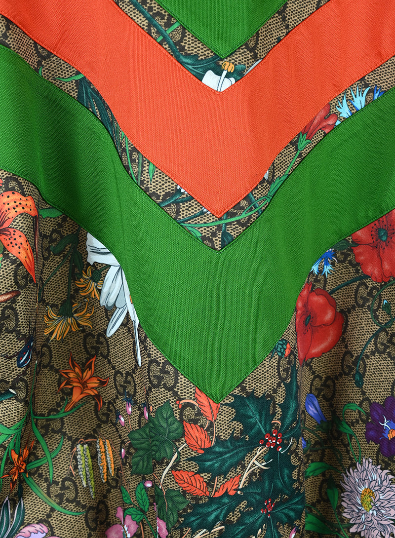 Gucci Monogram & Floral Print Sweatshirt - Size M | Stylish & Comfortable for Casual Wear & Street Fashion