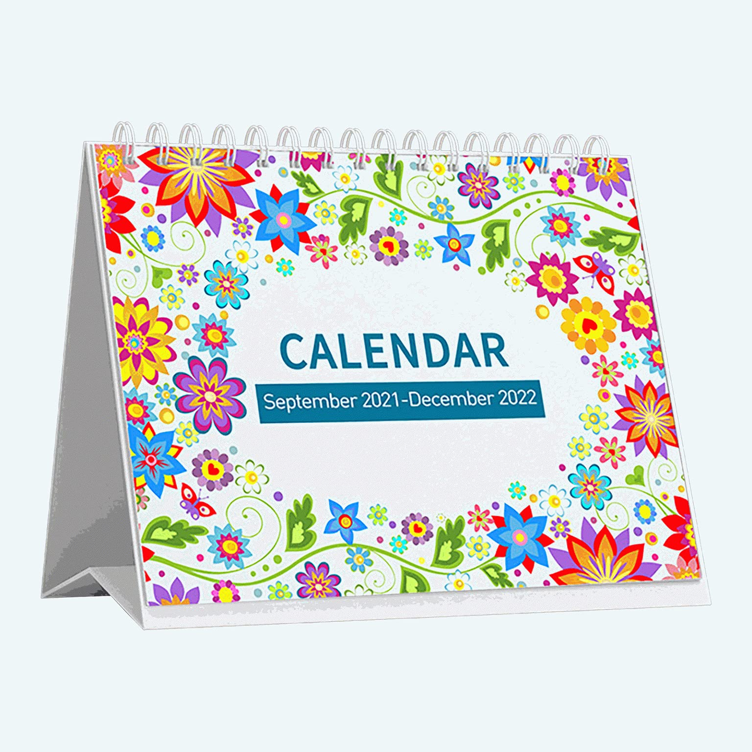 2022 Monthly Desk Calendar - Jan to Dec 2022, Mini Standing Flip Countdown Calendar for Office, Home & School | Perfect for Scheduling, Planning & Organization | Great Gift Idea for Students & Professionals