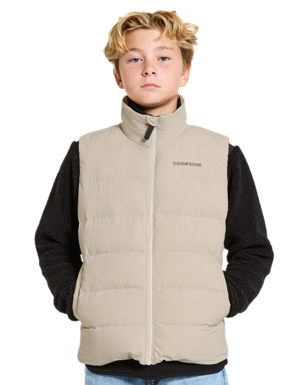 Didriksons Kids' Kilo Vest - Waterproof & Windproof Winter Puffer Jacket for Boys & Girls - Perfect for Outdoor Play, Skiing & Snow Activities