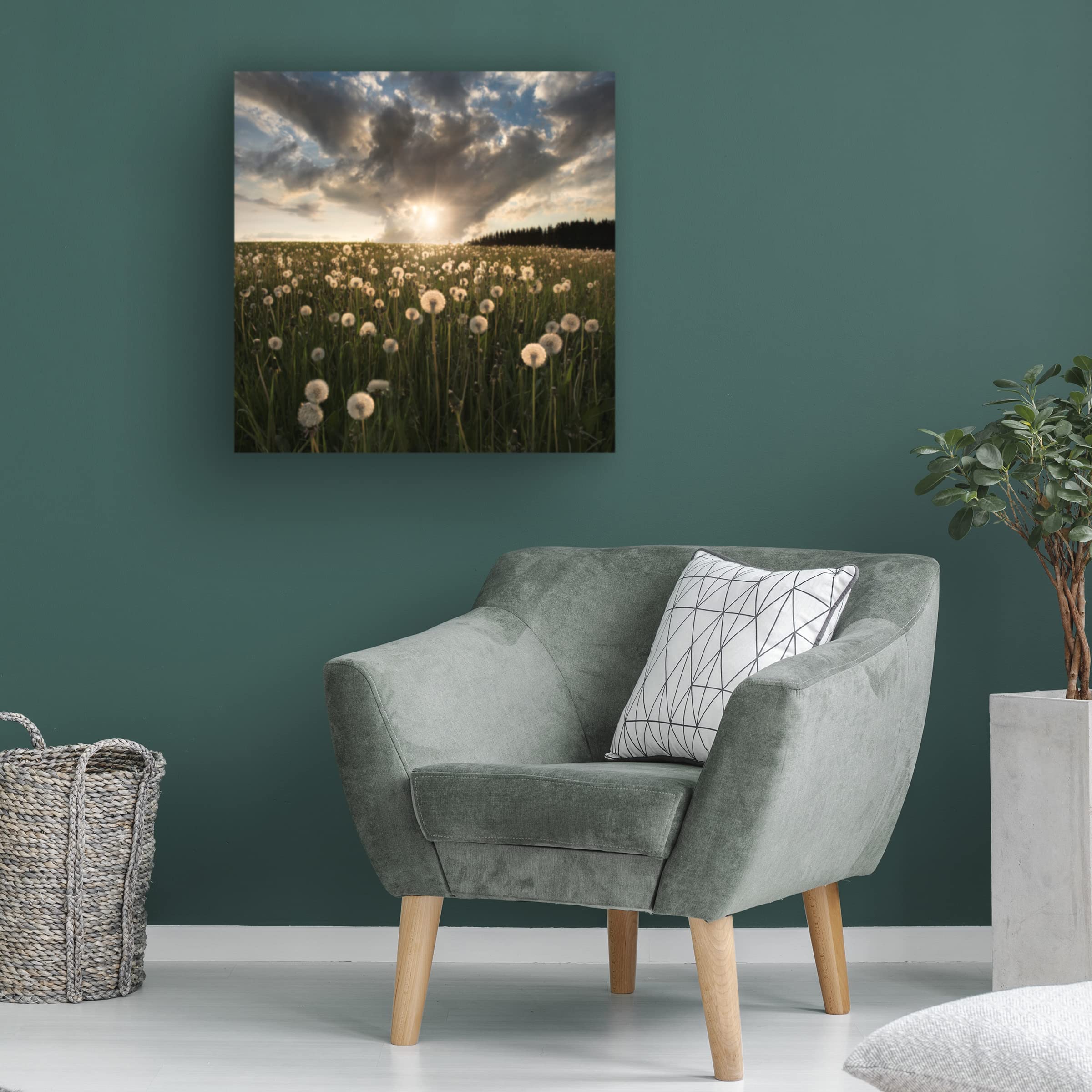 Trademark Fine Art 'Lightbulbs' Canvas Wall Art Print by Christian Lindsten - Modern Home & Office Decor for Living Room, Bedroom or Workspace