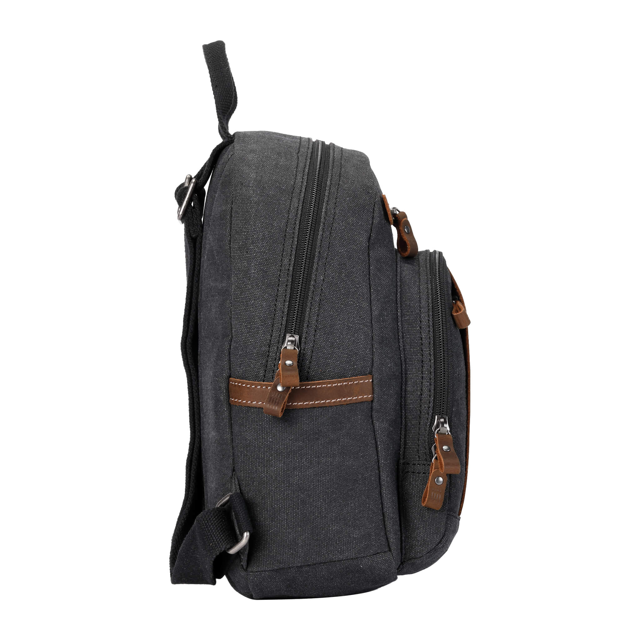 TRP0255 Troop London Classic Canvas Backpack Small - Durable School & Travel Backpack for Men & Women - Perfect for College, Commuting & Outdoor Adventures