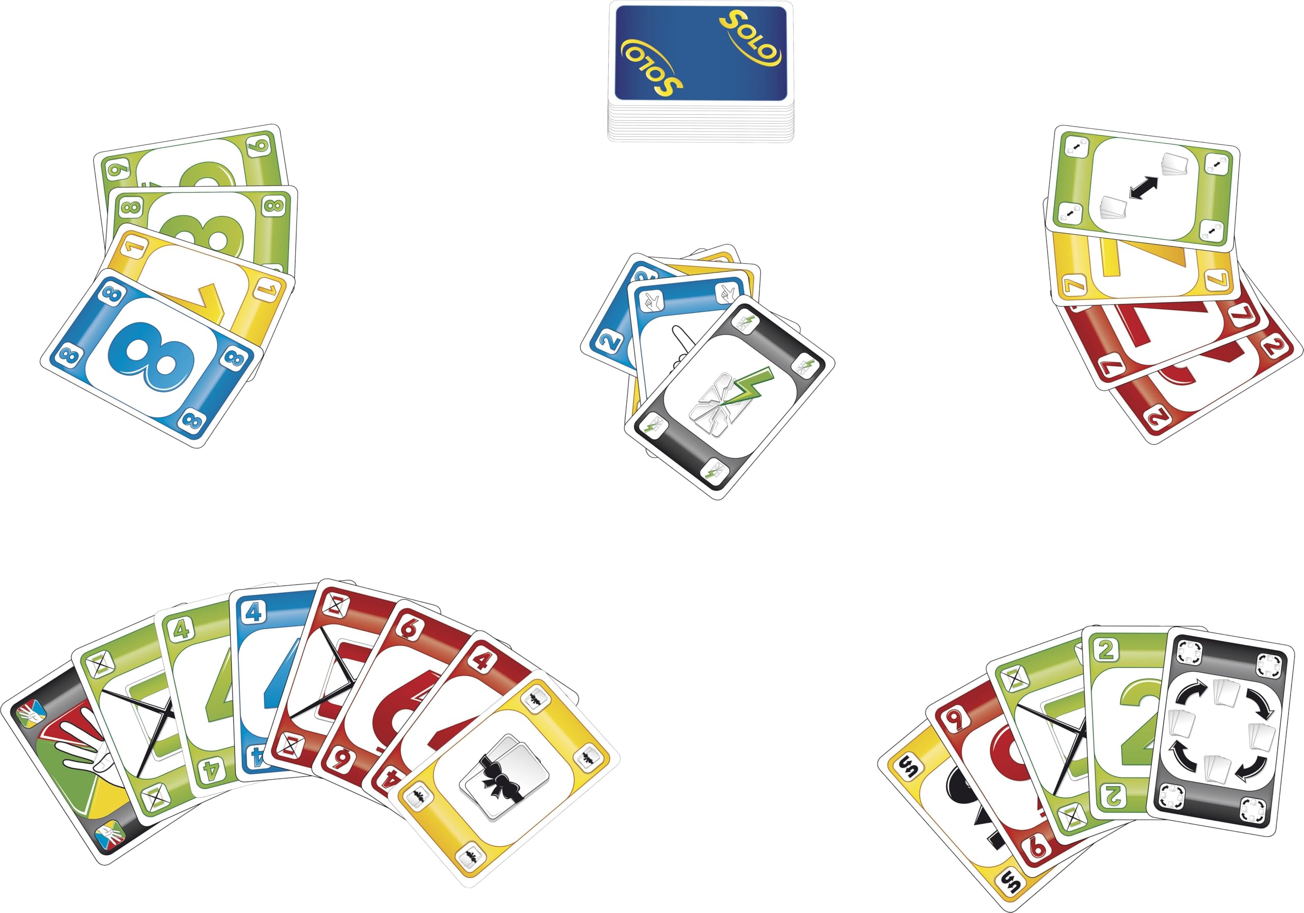 Solo Card Game: The World's Most Popular Card Game for 2-10 Players Ages 6+ | Perfect for Family Game Nights, Parties & Travel Entertainment