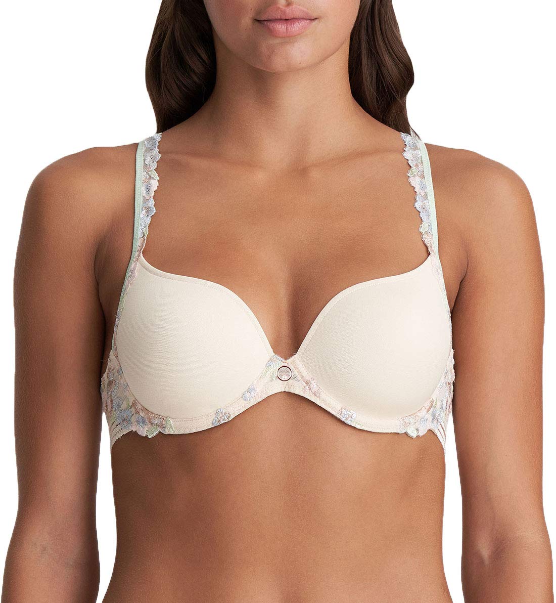 Marie Jo Nathy Heart Shape Padded Underwire Bra (0102486) - Comfortable Lace Lingerie for Women, Perfect for Valentine's Day & Romantic Occasions