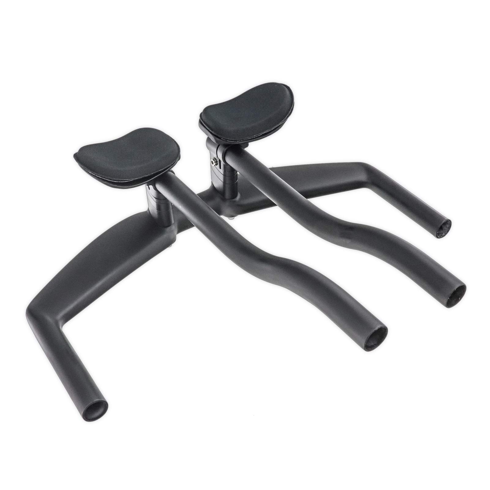 Carbon Time Trial Handlebar - 400/420/440mm Triathlon & Road Bike Handlebar with Integrated Design (Matte/Glossy Finish) | Lightweight Aero Bars for Competitive Cycling & Triathlon Racing
