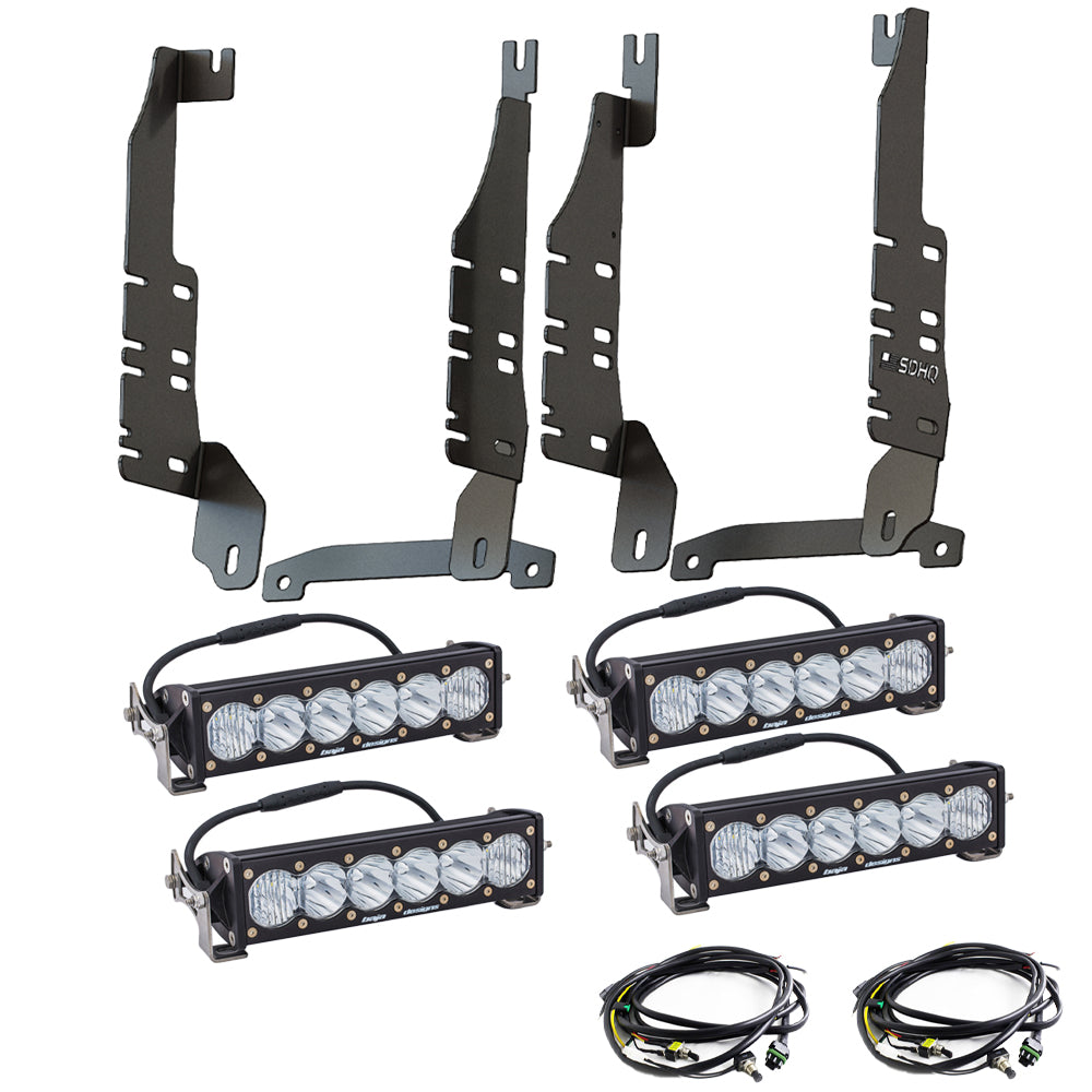 2019-2025 Ram 1500 SDHQ Custom Grille LED Light Bar Mount Kit - DIY Off-Road Lighting Upgrade for Trucks | Perfect for Night Driving, Camping & Off-Road Adventures