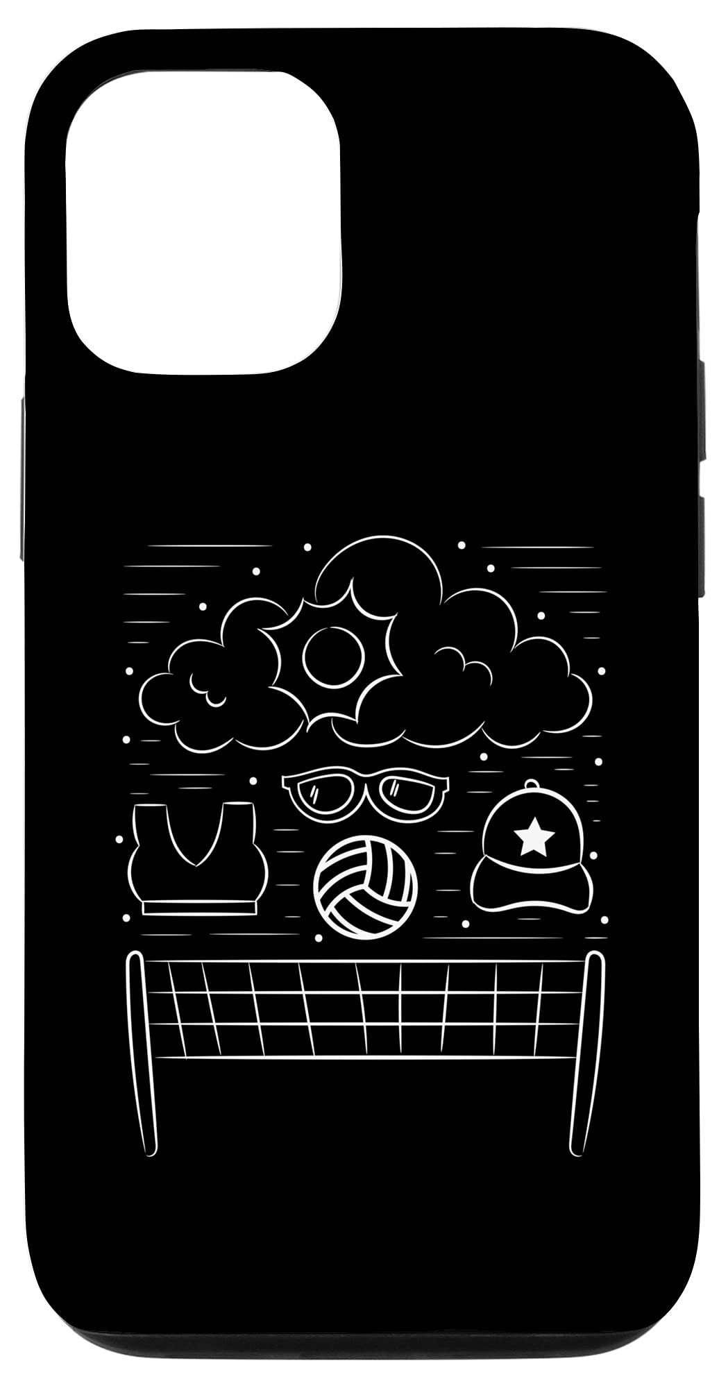 iPhone 12/12 Pro Waterproof Case with Sun Protection - Shockproof Phone Cover for Beach Volleyball, Swimming & Outdoor Activities