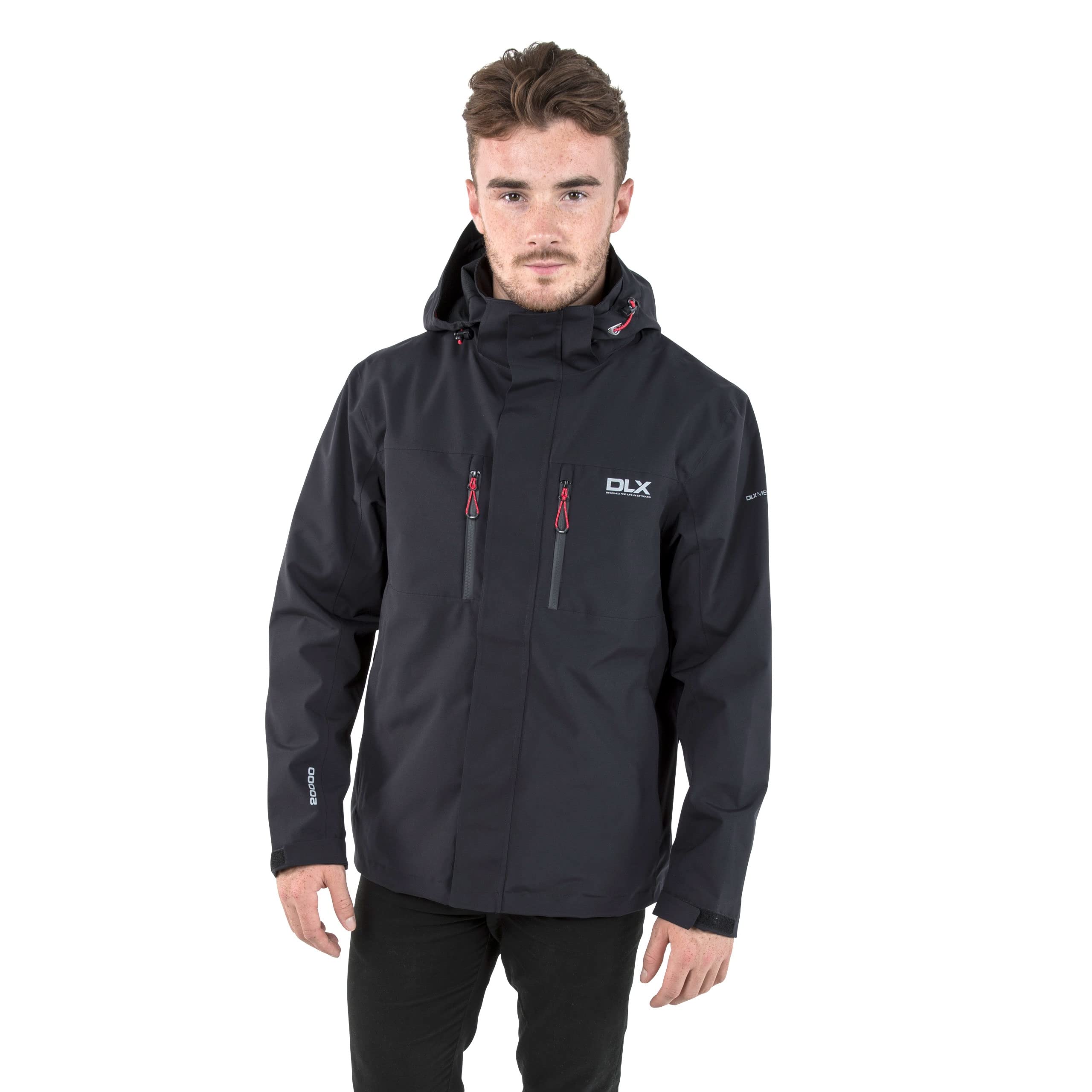Men's Oswalt DLX Waterproof Jacket - Lightweight Windproof Raincoat for Hiking, Camping & Outdoor Activities