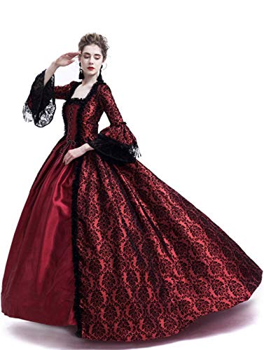 18th Century Rococo Ball Gown - Victorian Masquerade Costume for Women | CountryWomen | Elegant Historical Dress for Cosplay, Halloween & Themed Parties