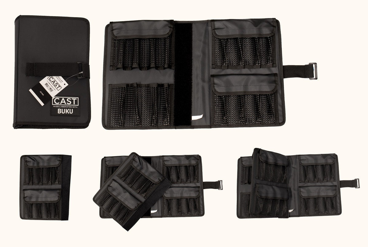 Premium Cast Jig Bag for Fishing - Durable Tackle Storage with Multiple Pockets - Perfect for Bass, Trout, and Saltwater Fishing Trips