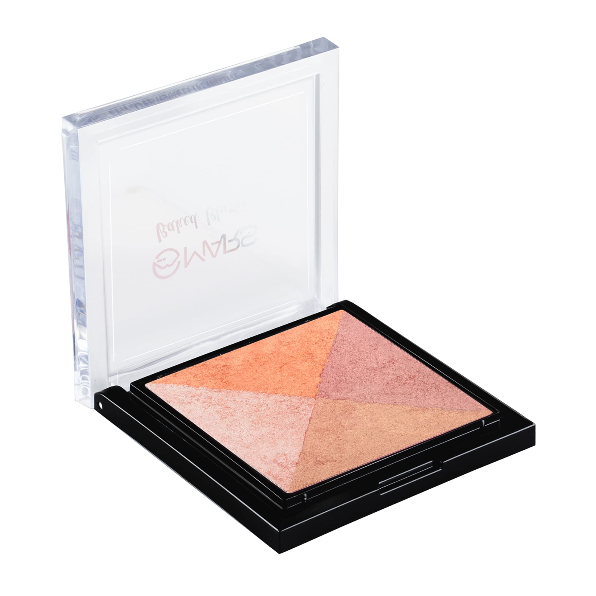 MARS Baked Blusher & Highlighter Palette - Radiant Glow, Long-Lasting Face Makeup (6g, Shade-02) | Perfect for Everyday Wear & Special Occasions