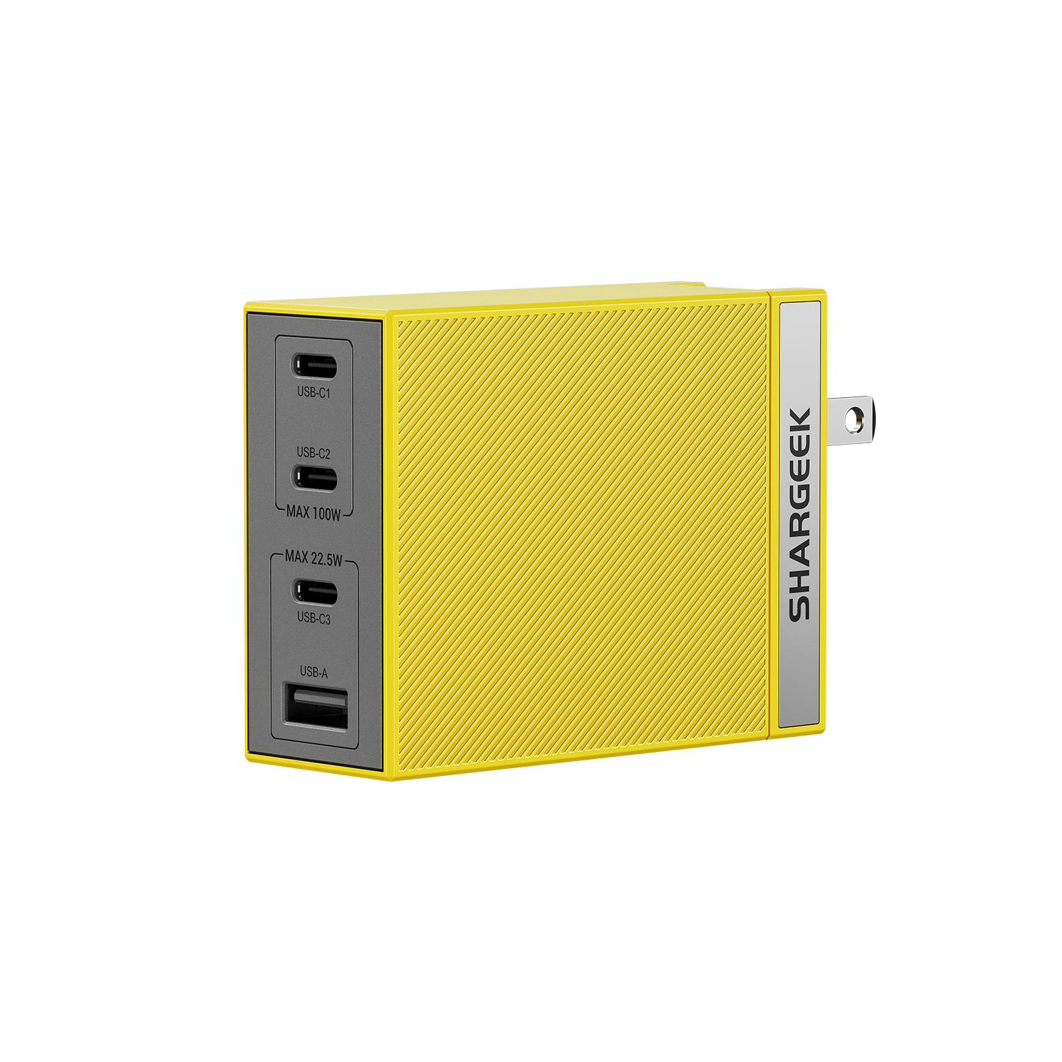 Shargeek 100W USB C Fast Charger - PD 3.0 GaN Technology for MacBook Pro/Air, iPhone 15, iPad, Samsung Galaxy - Compact & Powerful Wall Charger for Home, Office, Travel