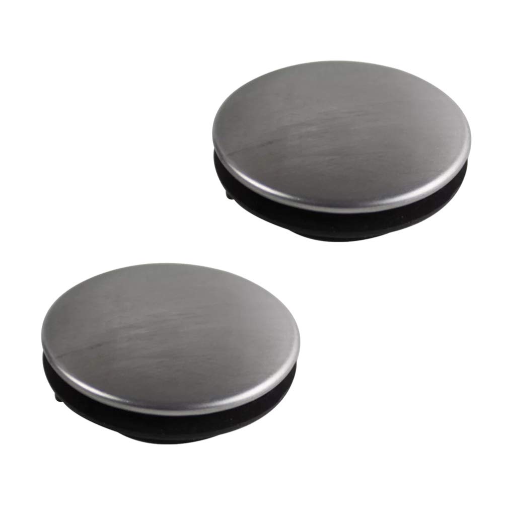 Zerodeko 2-Pack Stainless Steel Sink Hole Cover for Kitchen & Bathroom - 31-40mm Faucet Hole Plug, Soap Dispenser Cover - Durable & Rustproof for Sink Protection (Perfect for Kitchen Remodeling & Bathroom Upgrades)